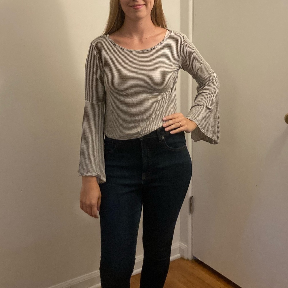 Striped Crop Top